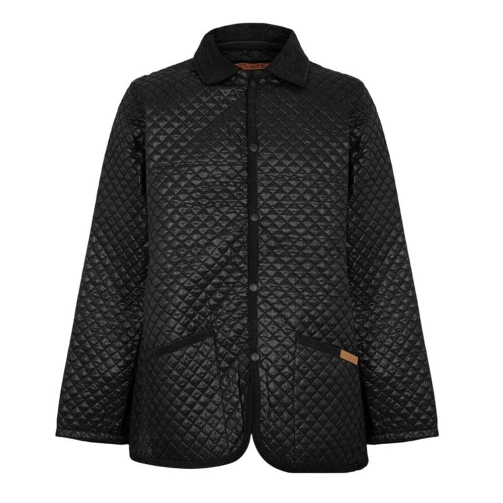 Criminal Damage Mens Quilted Quilted Jacket / Black